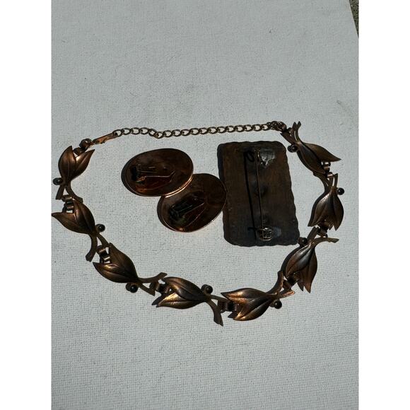 Vintage Copper Jewelry - lot of 4 - Picture 5 of 7